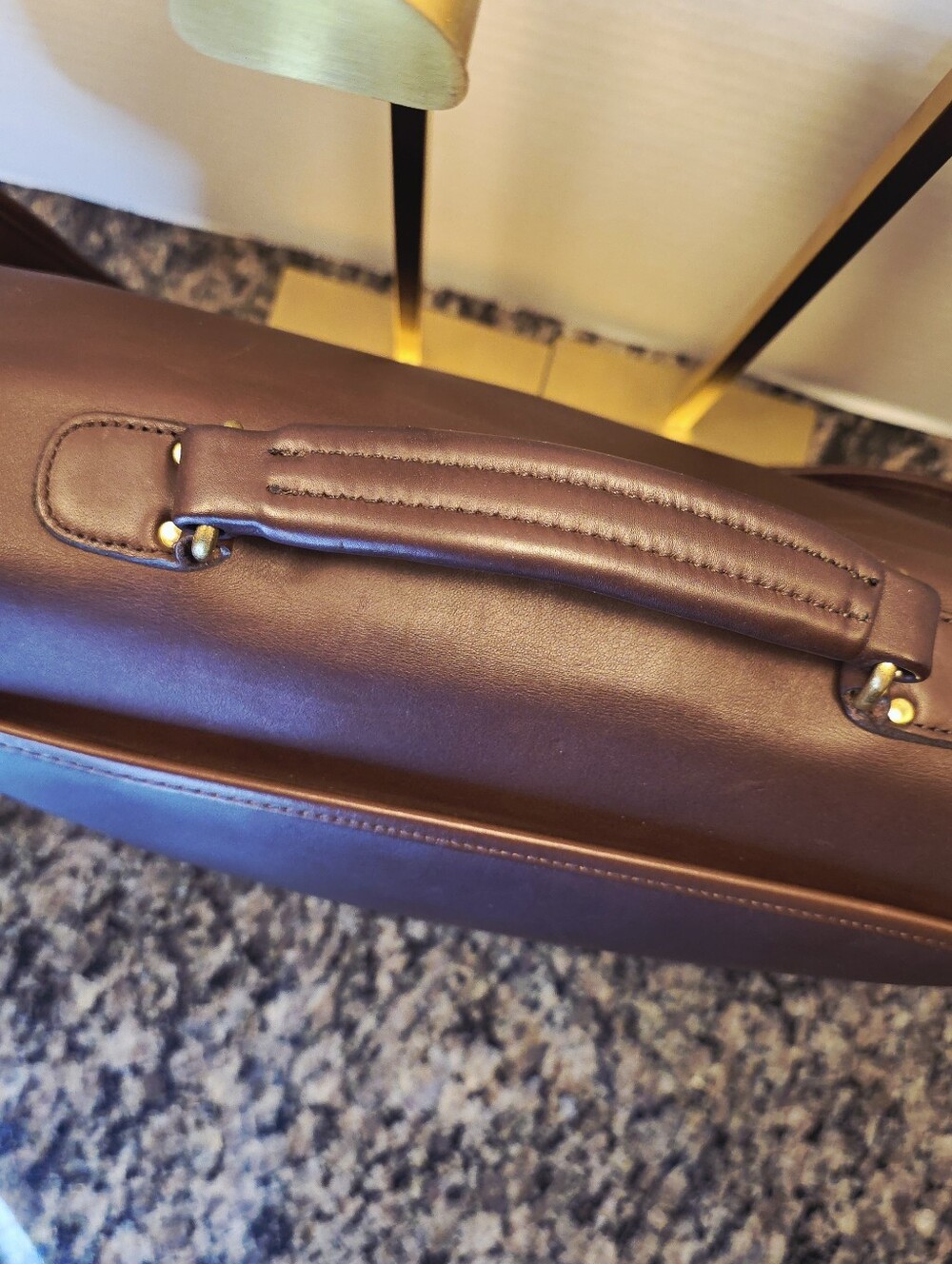 Vintage Coach Briefcase (Devil Wears Prada 2) Metropolitan Style #5180 Mahogany - Picture 9 of 12